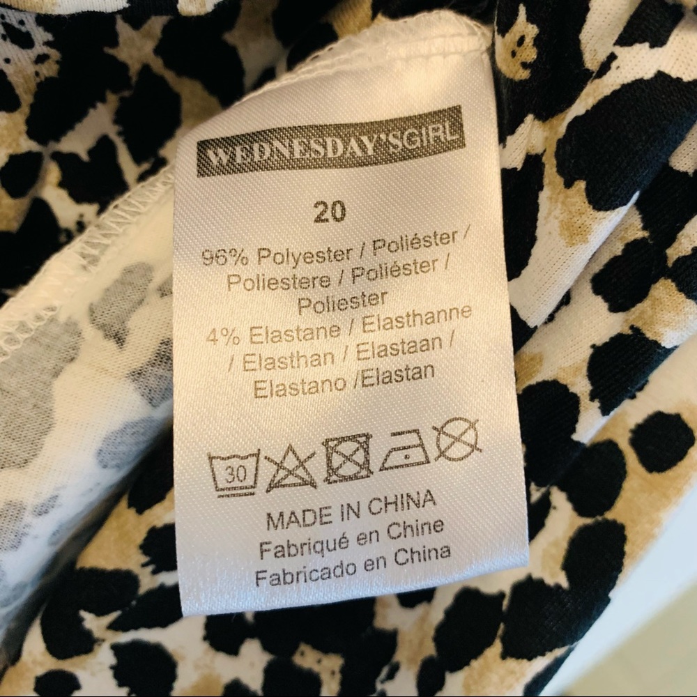 Leopard print long sleeves top - Picture 7 of 9